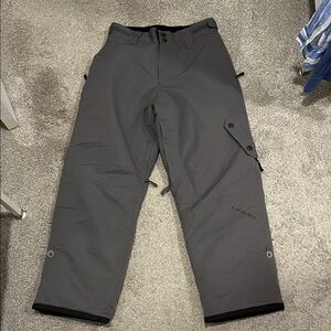 Teens Gray Snow Pants